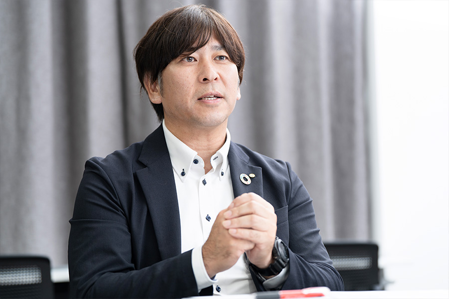 みずおちさんがはなしているようす